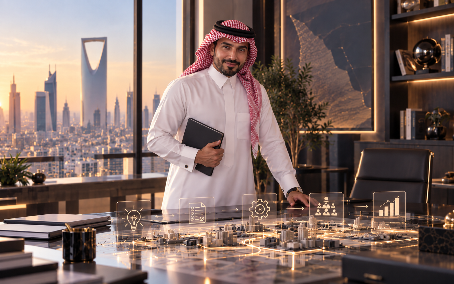 استشارات إدارية عليا في بيئة أعمال سعودية